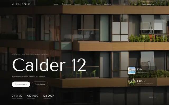 Calder 12 photo hero screenshot
